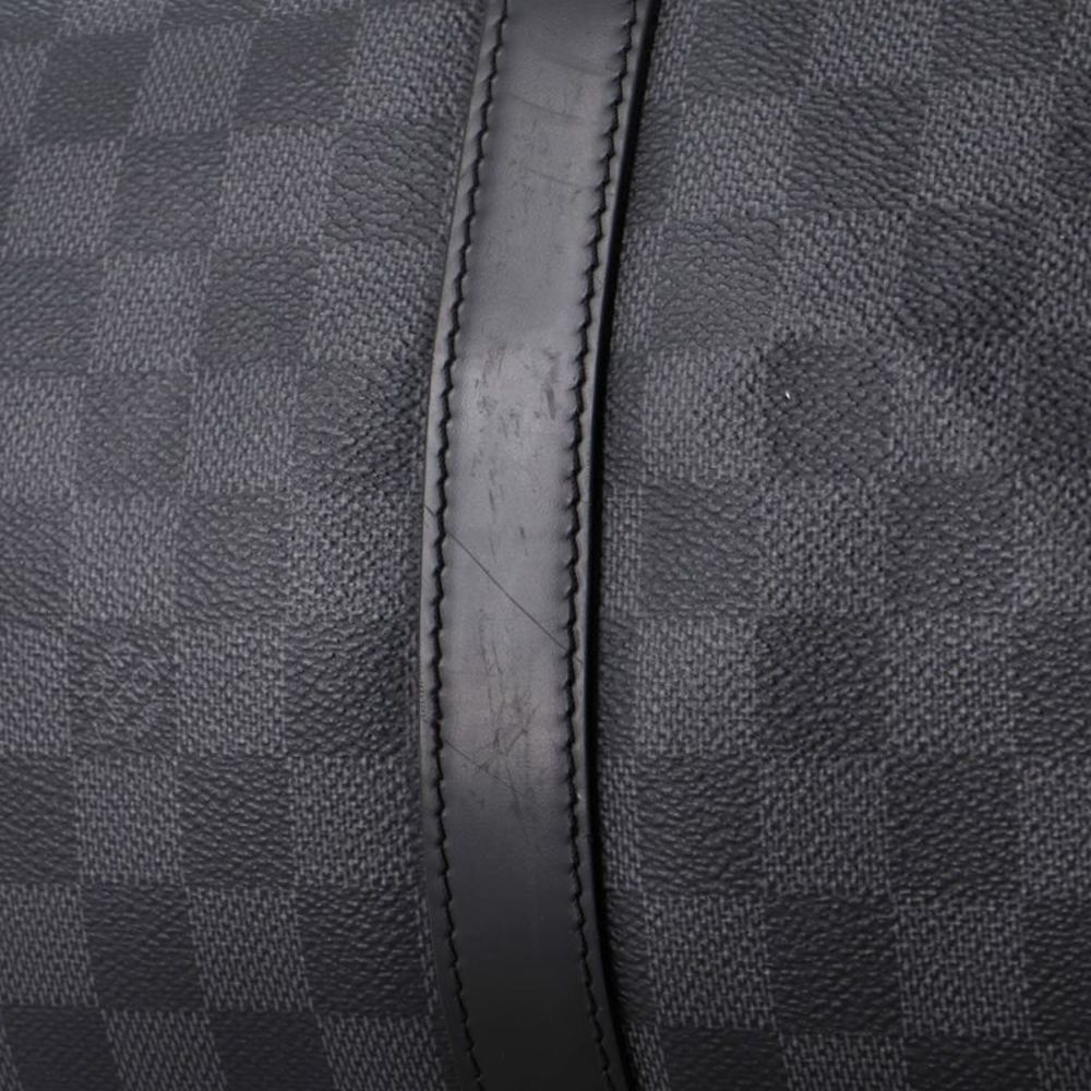 Louis Vuitton Keepall Bandouliere Bag Damier Graphite 45 Black - Picture 6 of 9